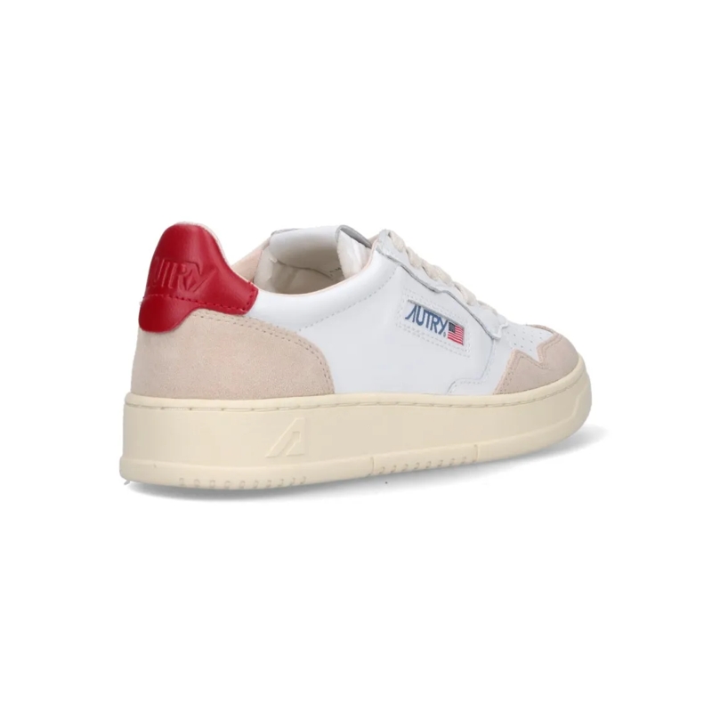 Autry International Low-Top-Sneaker "Medalist" Low-Top Sneakers White Rot(Image 5)