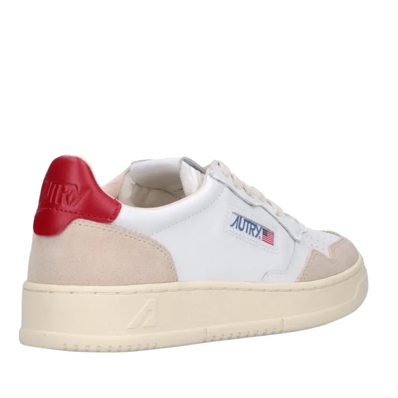 Autry International Low-Top-Sneaker "Medalist" Low-Top Sneakers White Rot(Image 5)