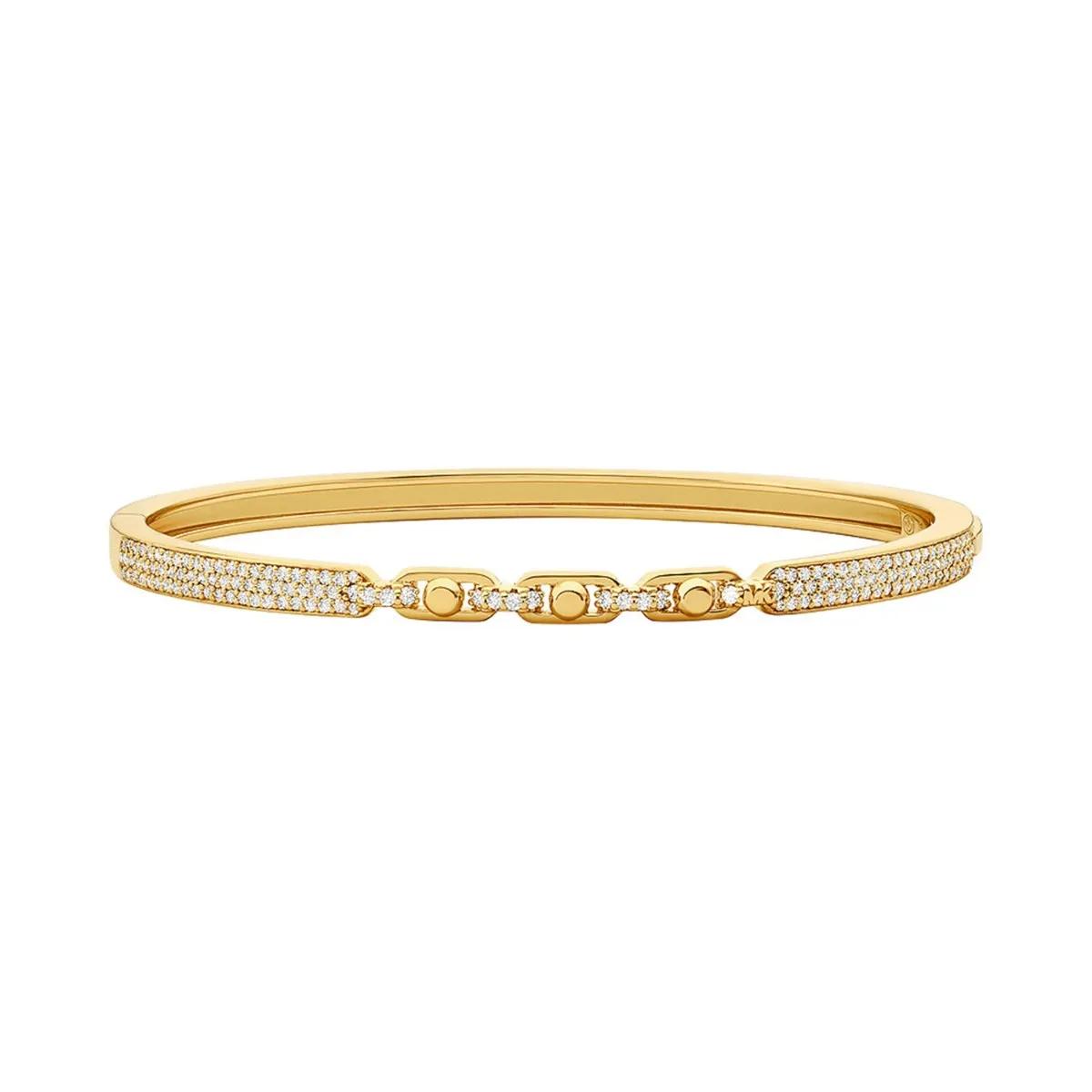 Michael Kors Armband - Michael Kors Premium 925 Sterling Silver Bracelet - Gr. ONE SIZE - in Gold - für Damen