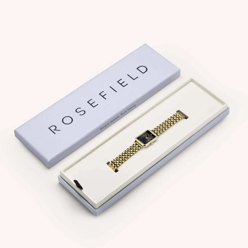 Rosefield Quarzuhr Damenuhr Octagon XS schwarz(Image 5)