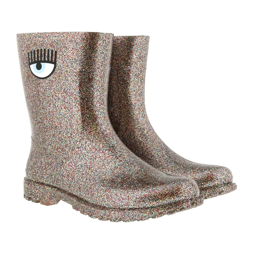 Chiara Ferragni Rain Boot Short Multicolor Stivali da pioggia