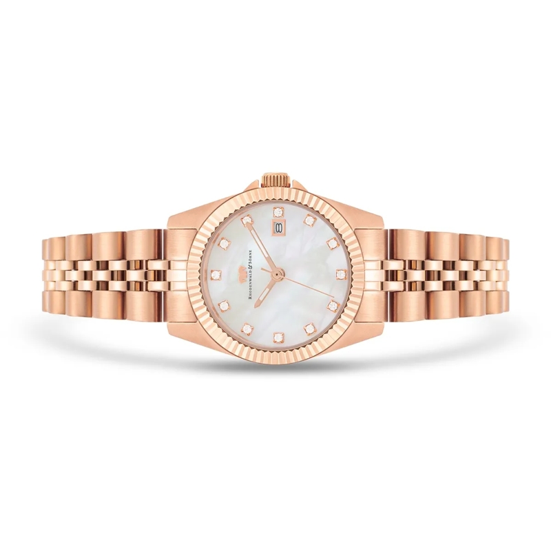 Rhodenwald & Söhne Automatikuhr Damen Armbanduhr Cassina Edelstahl rosegold(Image 3)