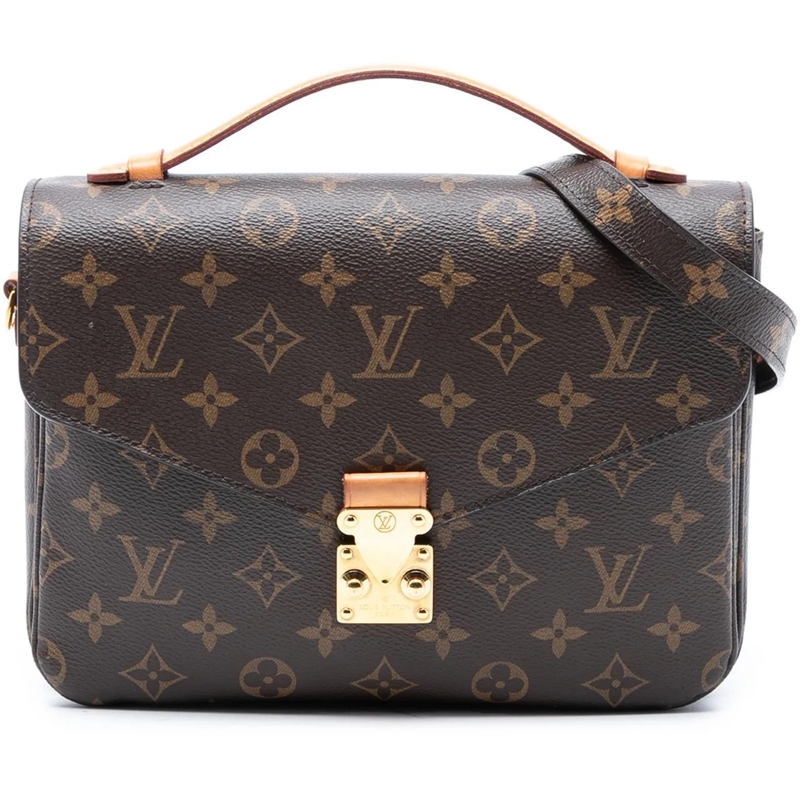 Louis Vuitton Schultertasche Monogram Pochette Metis braun