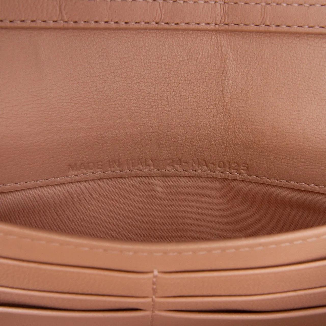 Thumbnail - Christian Dior Hobo Bags - Metallic Grained Calfskin Diorama Wallet on Chain - Gr. unisize - in Gold - für Damen