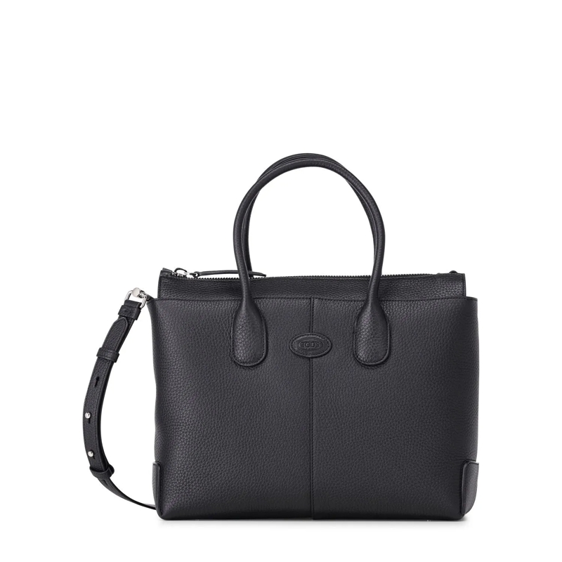 Tod's Sac à bandoulière Business Tasche aus Leder Schwarz