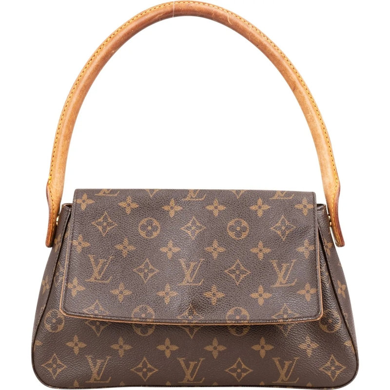 Louis Vuitton Tote Louis Vuitton Monogram Canvas PM Looping Handbag braun