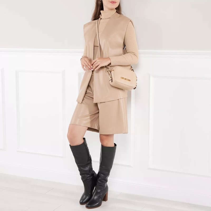 Love Moschino Sac pour appareil photo Belted Crema(Image 2)