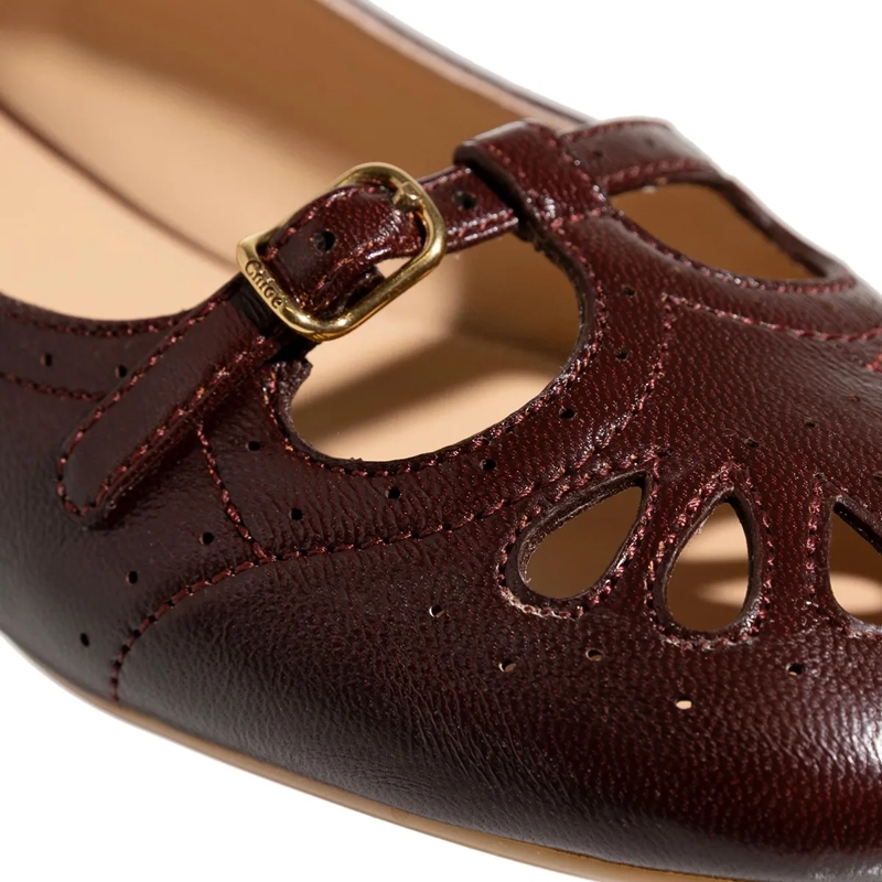 Chloé Ballerinas Misty Ballerinas Burnt Purple(Image 4)