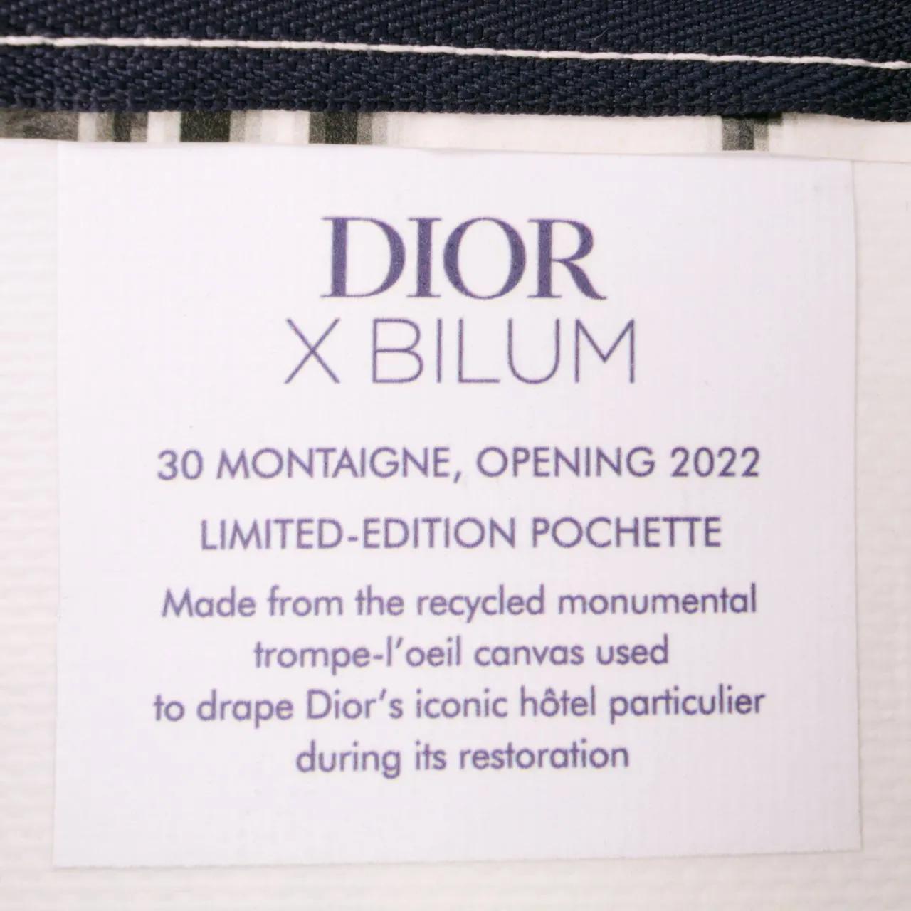 Thumbnail - Christian Dior Kosmetiktaschen - Limited Edition Bilum Trompe Loeil Canvas 30 Monta - Gr. unisize - in Weiß - für Damen