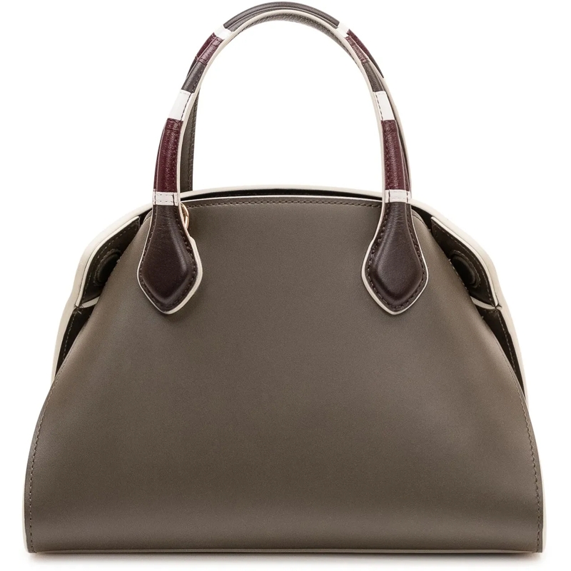 Marni Tote Borsa Overlap Piccola con Tracolla taupe(Image 4)