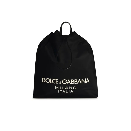 Dolce&Gabbana Black Nylon Backpack Black Rugzak