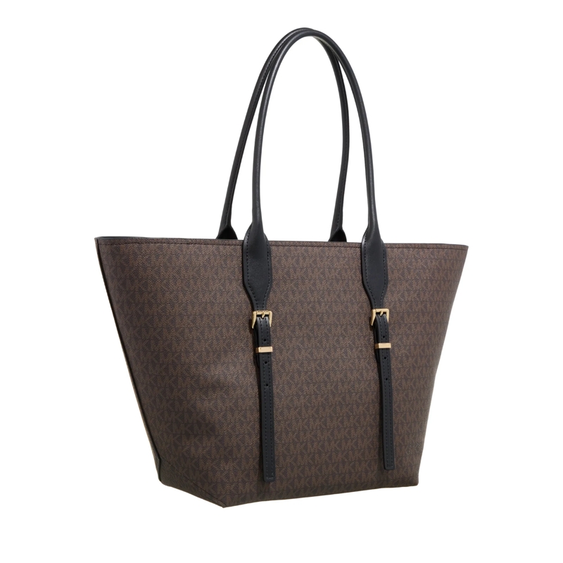 MICHAEL Michael Kors Shopper Lg Buckle Tote Brown/Blk(Image 3)