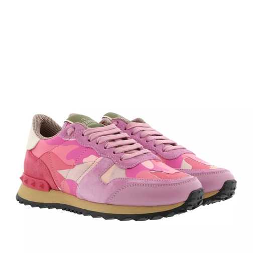 Valentino Garavani Camouflage Capsule Sneaker Water Rose/Shadow Pink låg sneaker