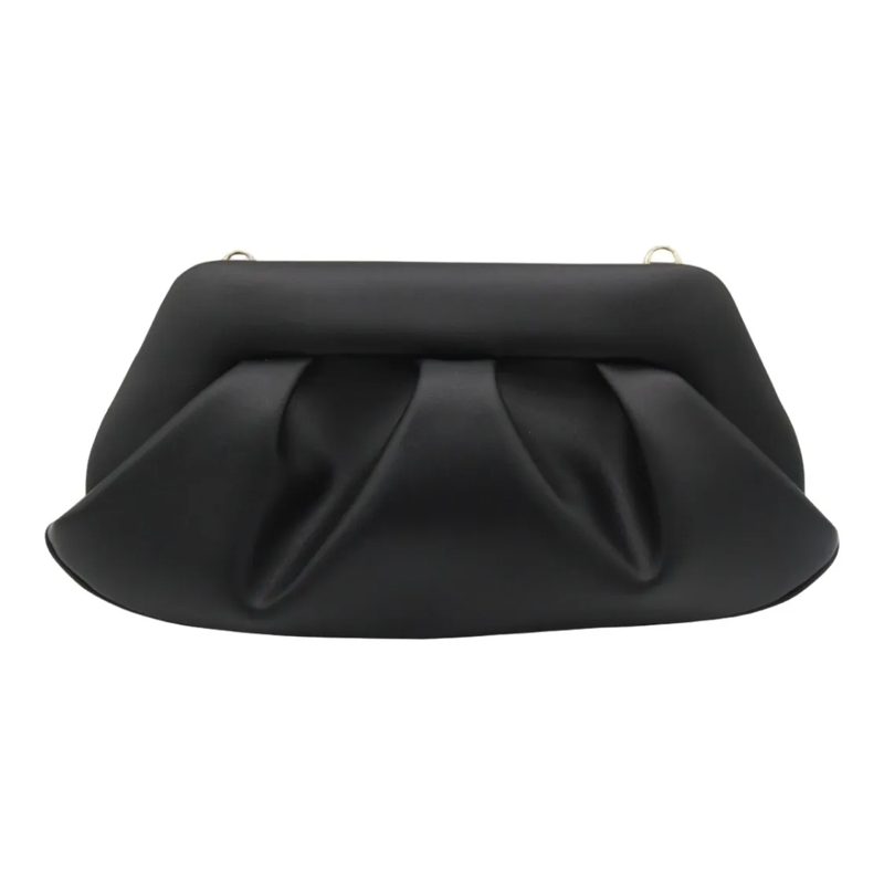 Themoirè Sac à bandoulière Structured Black Bag With Minimalist Design Black