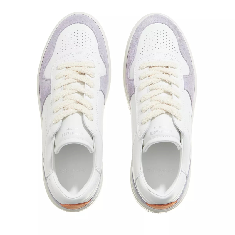 Copenhagen Low-Top-Sneaker CPH75 Leather Mix White/Purple(Image 4)