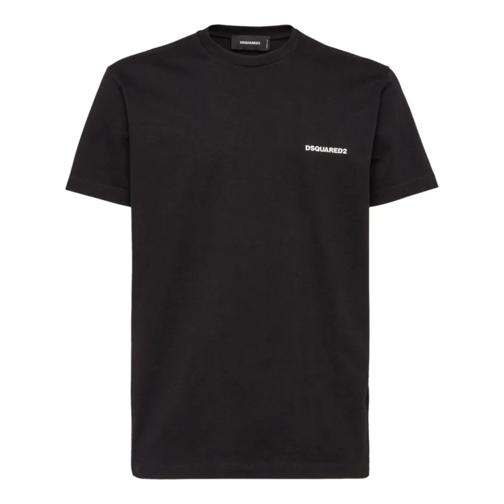 Dsquared2 Black Cotton T-Shirt Black T-shirts