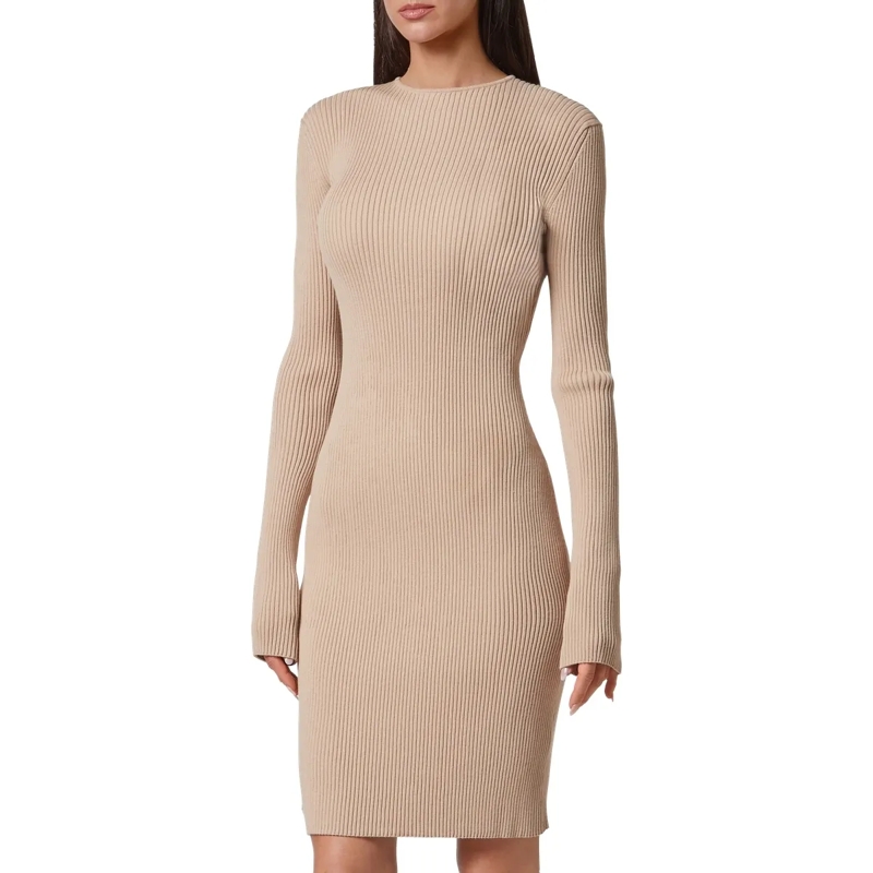 Philipp Plein Strickkleid Strickkleid beige(Image 7)