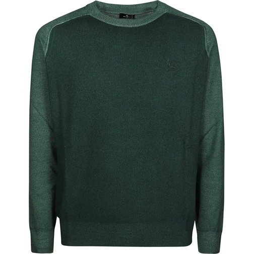 Etro  Raglan Sleeves Sweater Green grün