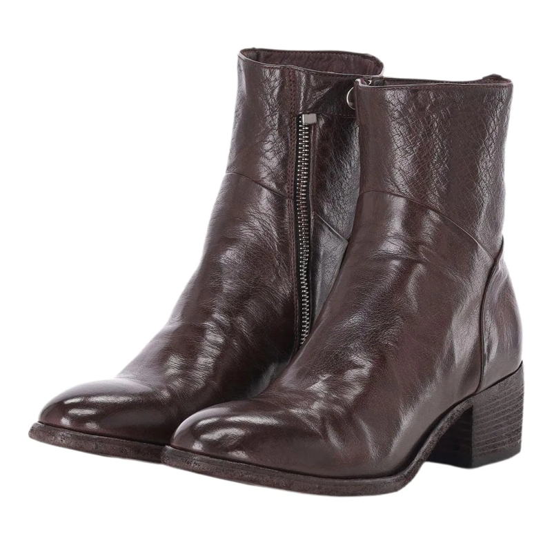 Officine Creative Schnürschuhe Stiefelette Denner mit Absatz rot