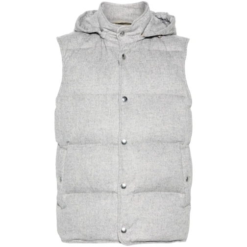 Eleventy Daunenjacken Padded Vest Grey