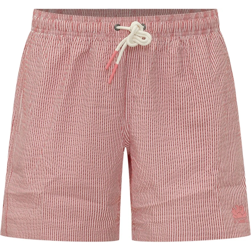 SUNDEK  Costume da Bagno Corto a Righe con Coulisse rose