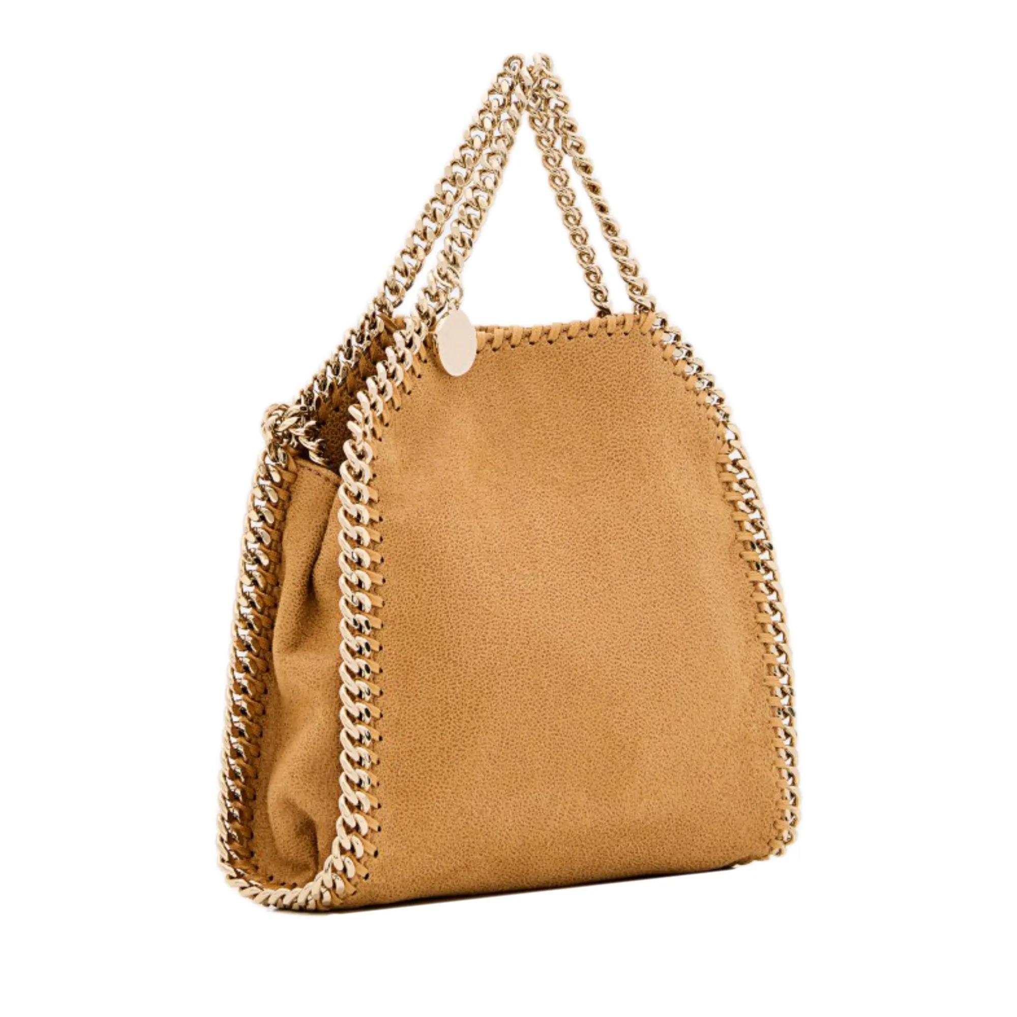 Stella Mccartney Totes & shoppers Beige Eco Shaggy Deer Tote in bruin