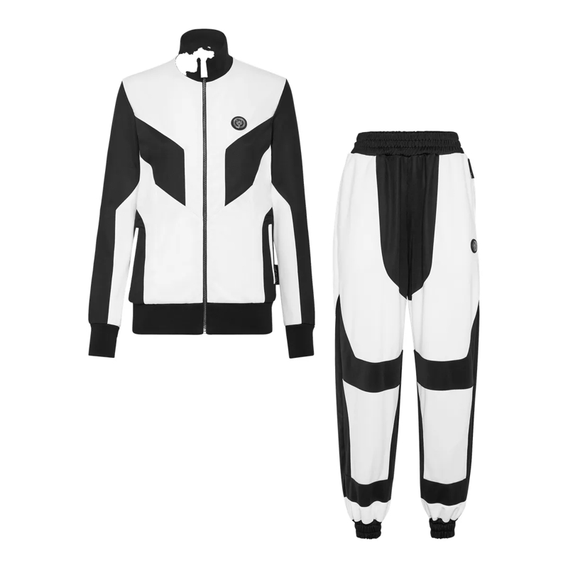 Plein Sport Jogginghose Jogginganzug Statement weiss