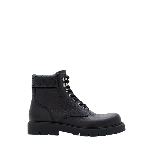 Bottega Veneta Laars Haddock Ankle Boot Black