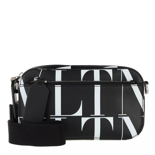 Valentino Garavani Smal Shoulder Bag Logoprint Black/White Camera Bag
