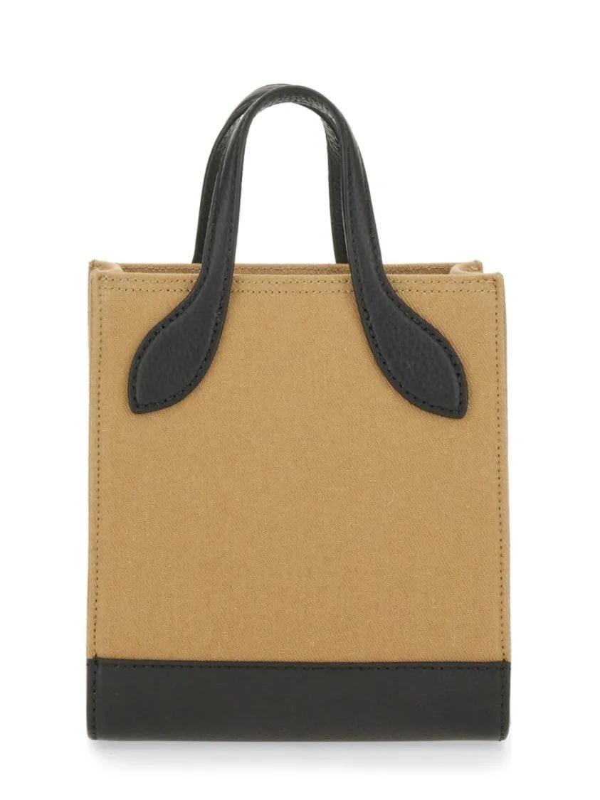 Bally Shoppers & Totes Structured Bag With Prominent Logo in beige