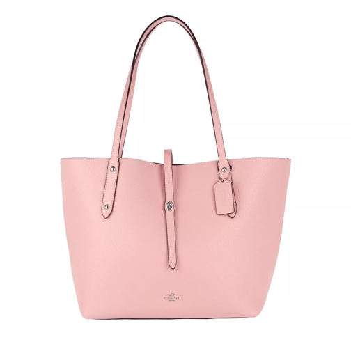 Coach Polished Pebble Leather Market Tote Peony Boodschappentas