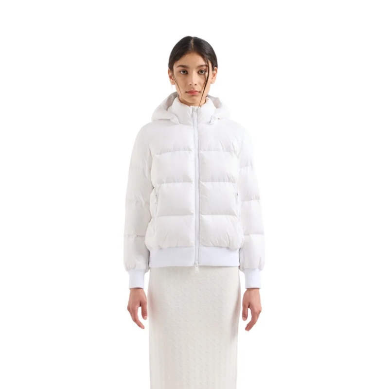 Armani Exchange  White Down Jacket White