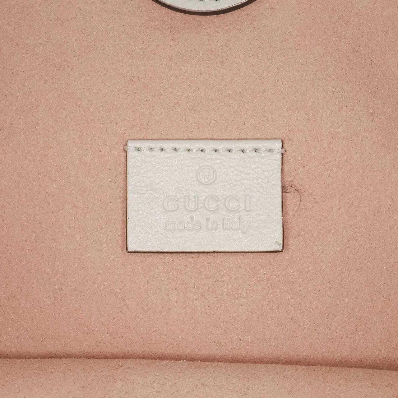 Thumbnail - Gucci Shopper - 2016-2024 Large Web Leather Rajah Tote - Gr. unisize - in Weiß - für Damen