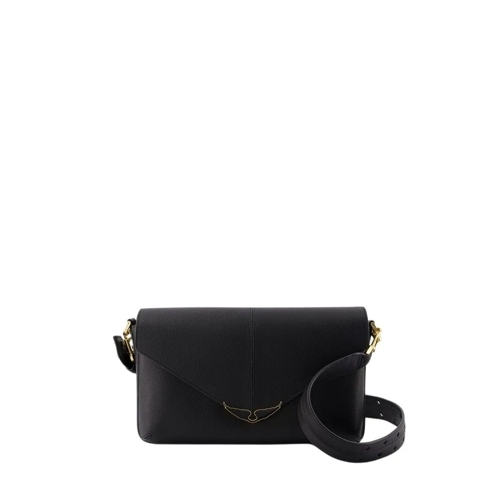 Zadig & Voltaire Borderline Daily Crossbody - Leather - Black Black Schoudertas