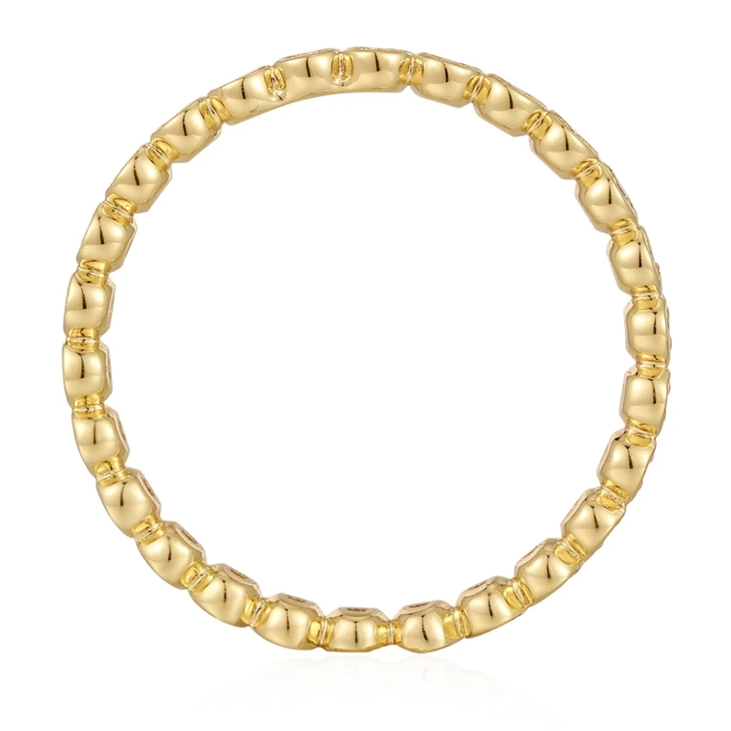 Trilani Ring Sterling Silber Ring Zirkonia gold(Image 3)