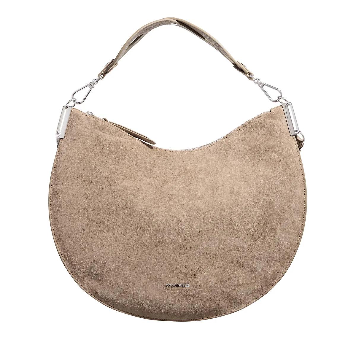 Coccinelle Crossbody Bags - Coccinellesunup Suede - Gr. unisize - in Taupe - für Damen