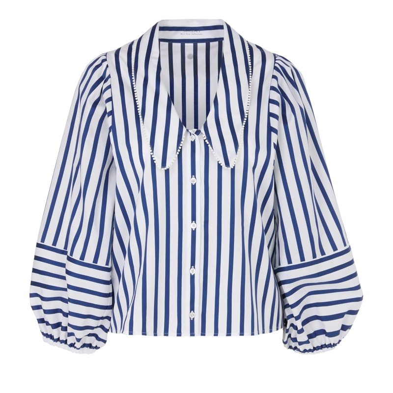 Marc Cain Bluse Bluse gentian