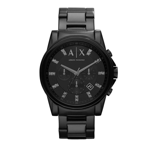 Armani Exchange Chronograph Stainless Steel Watch Black Cronografo
