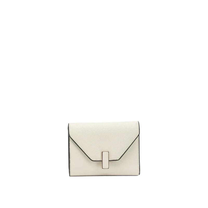 Valextra Portemonnee "Isis Trifold" Wallet Neutrals