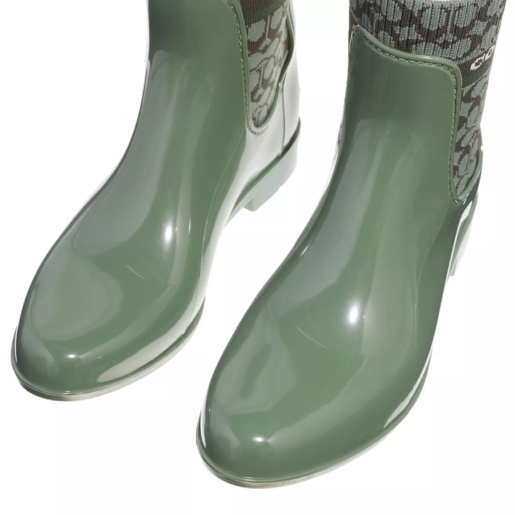 Coach short hot sale rain boots