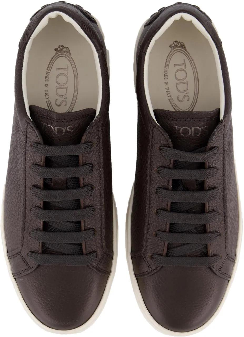 Thumbnail - Tod's Low-Top Sneaker - Heren 04L Cassetta Sneaker Bruin - Gr. UK_6 - in Braun - für Damen