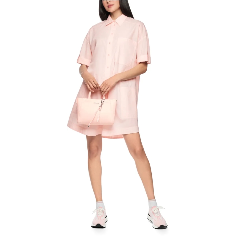 Marc Cain Midikleid Marccain Hemdblusenkleid "rethink Together"  Licht rose(Image 2)