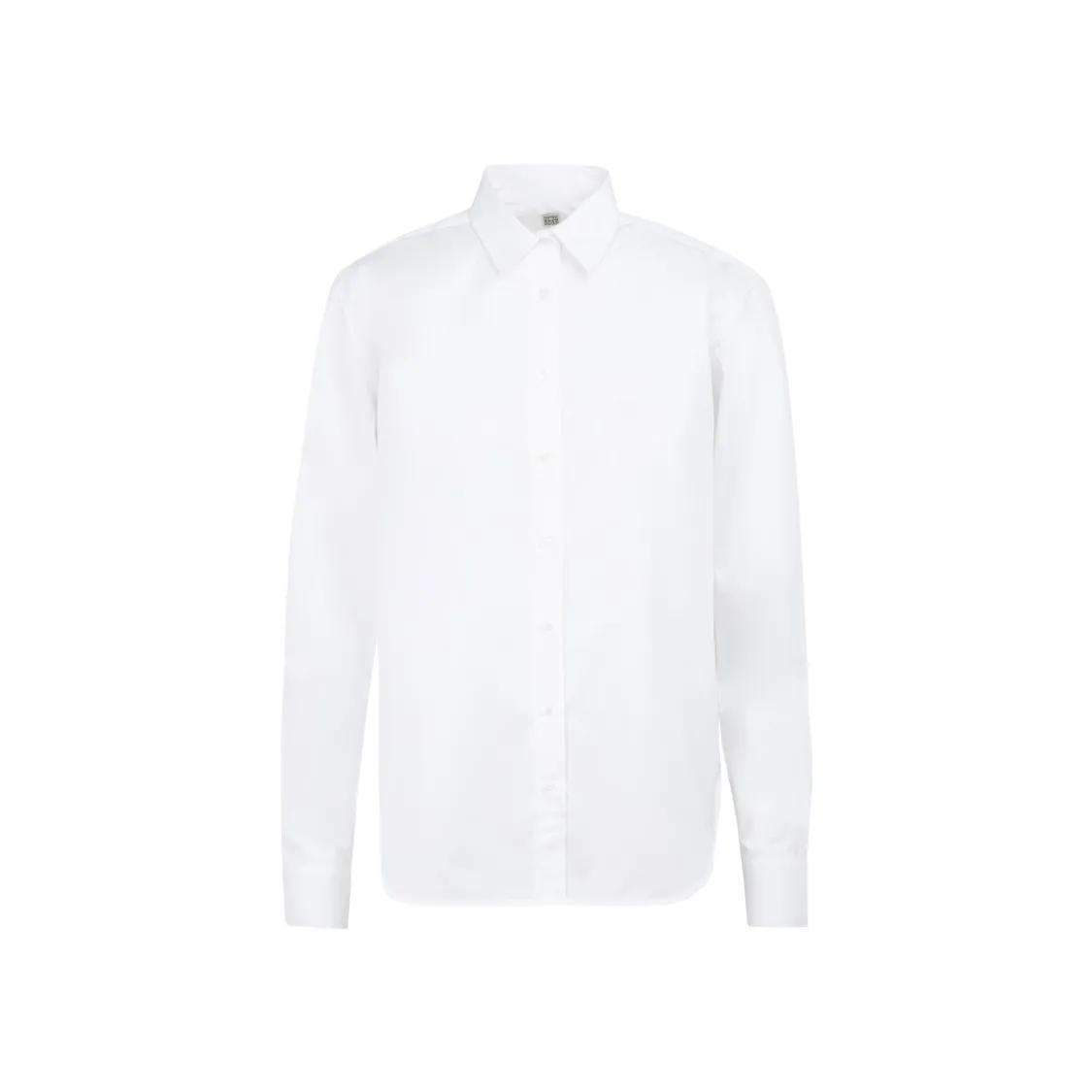 TOTEME - White Crisp Cotton Poplin Fabric Signature Shirt - Größe 36 - weiß