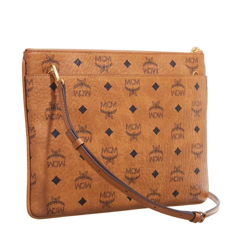 MCM Pochette Visetos Flat Pouch Medium Cognac(Image 2)