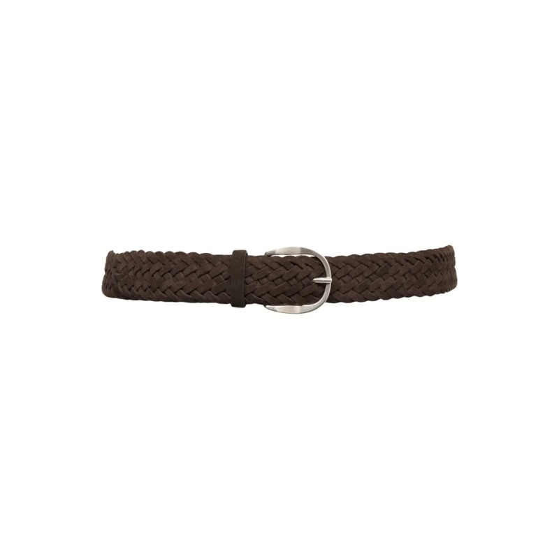 Orciani Gürtel 'Sup' Leather Belt Black