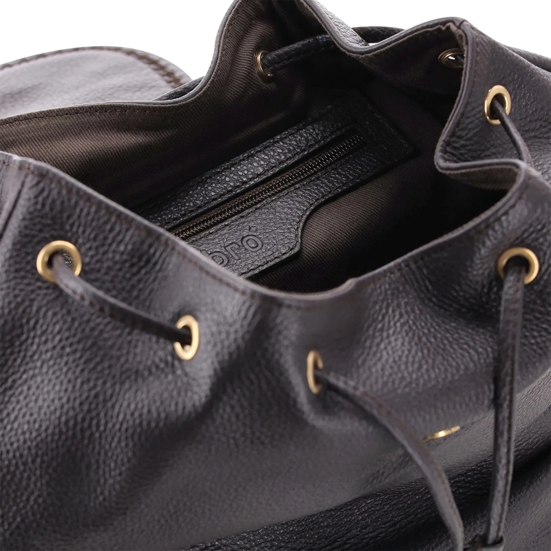 Abro Sac à dos Rucksack Signature aus Leder braun(Image 4)