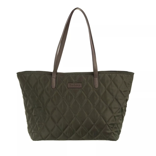 Barbour Witford Quilted Tote Olive Shopper