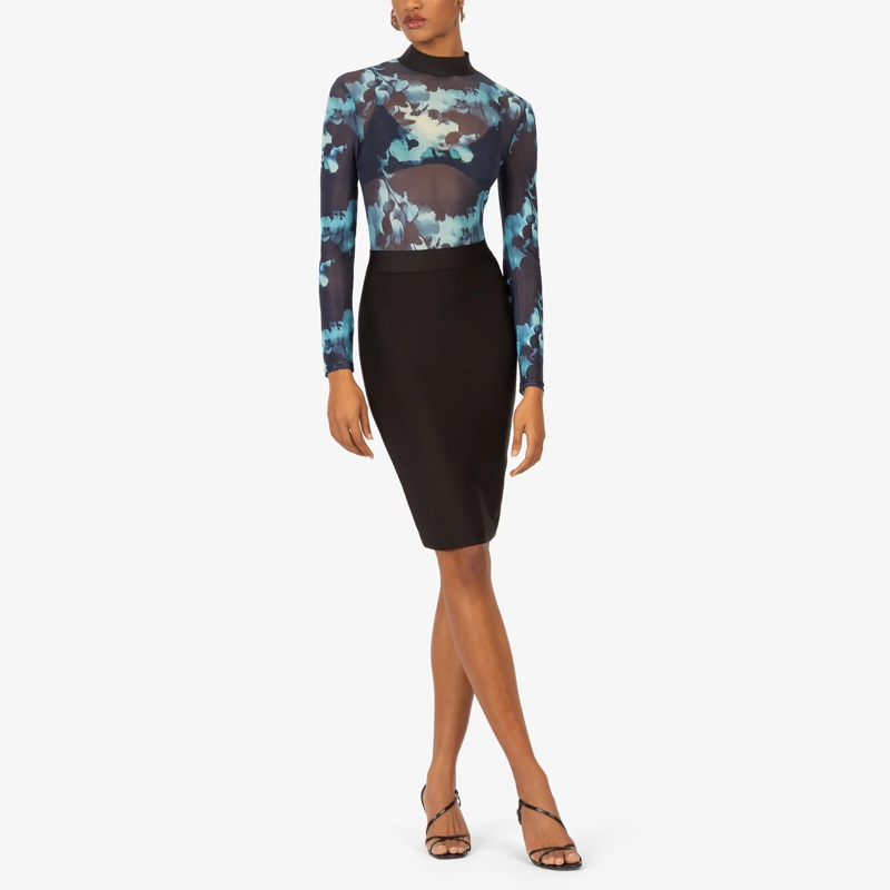 Kraimod Midikleid Bandagekleid blau(Image 11)