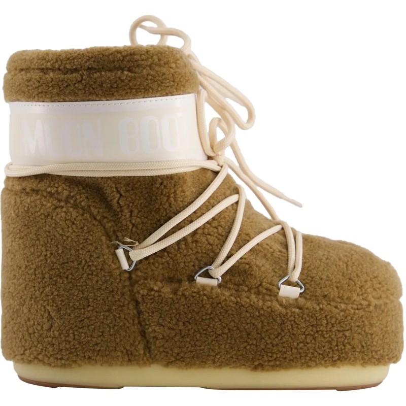 Moonboot Stiefel Dames Mb Icon Low Fleece braun