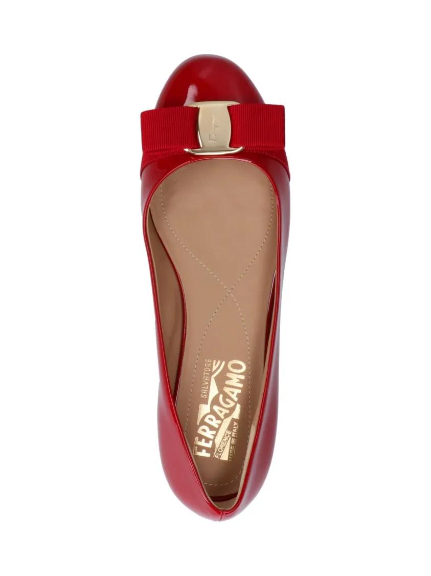 Thumbnail - Varina Ballet Flats – Red - Gr. 5_5 - in Rot